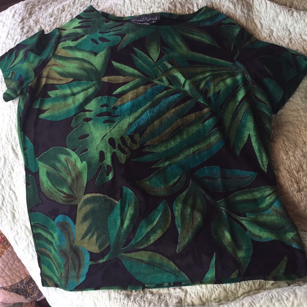 Carol Little Botanical dressy tee - Picture 3 of 8